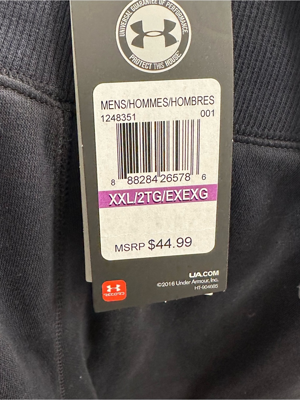 Under Armour Men’s Straight Leg Sweatpants - Picture 2 of 3